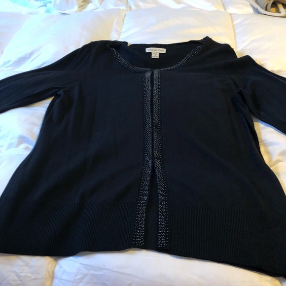 Sweater with bead trim - Picture 1 of 6